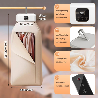 Secadora Portátil Plegable